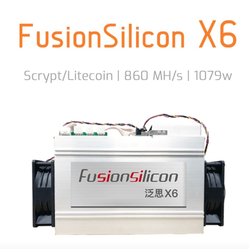 mineur Asic 23.8GH/S 1450W de 72db Fusionsilicon X6+ Litecoin